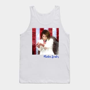 Nancy Pelosi Madam Speaker Clap Back Gifts Tank Top